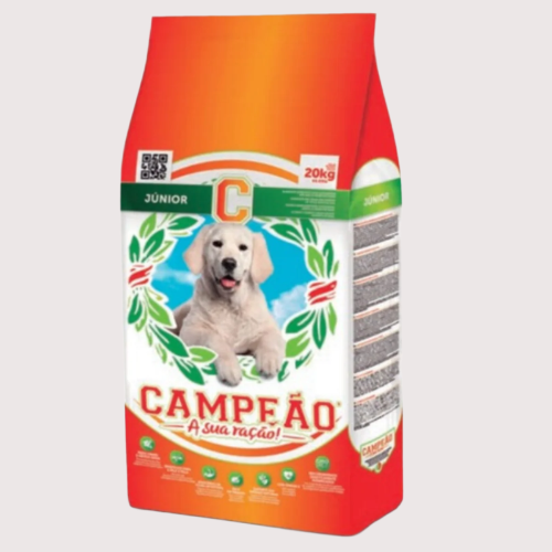 hrană pentru căței Campeao Dog Junior" și "Campeao Junior pentru creștere sănătoasă."