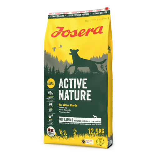"hrană pentru câini activi Josera" и "Josera Active Nature pentru câini sportivi"