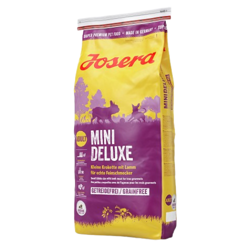 Josera MiniDeluxe 10kg - Hrană uscată pentru câini mici, fără cereale, cu miel și ingrediente naturale