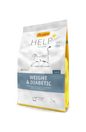 "Josera Help Weight & Diabetic Cat 2 kg – Hrană uscată pentru pisici cu diabet și supraponderale, ajutând la reglarea glicemiei și susținerea pierderii în greutate."