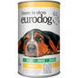 Eurodog - hrana conservata pentru caini adulti cu pui 1240 g